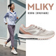 迪卡儂（DECATHLON）跑步鞋春季女鞋透氣休閑防滑網(wǎng)面輕便減震耐磨跑鞋休閑鞋RUNS 奶茶色【CS緩震+抓地升級】 38