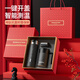 BEMEGA英國純鈦保溫杯男款泡茶杯大容量茶水分離水杯子男士女生生日禮物 紳士黑【商務(wù)鈦杯+辦公鈦杯】