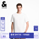杰克·瓊斯（JACK&JONES）男裝胸前l(fā)ogo刺繡簡約舒適百搭潮流時(shí)尚休閑短袖上衣T恤225201168 A06本白色 M