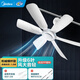 美的（Midea） 小吊扇小型電風(fēng)扇蚊帳扇家用學(xué)生宿舍風(fēng)扇床上風(fēng)扇輕音電風(fēng)扇吊式小電扇 風(fēng)扇踏青放價(jià) 機械旗艦款+【蚊帳橫桿】
