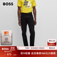 BOSS博斯男士常規版型舒適彈性牛仔褲 003-黑色 L （3332）