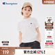 Champion冠軍男女童短袖T恤2025夏季新款大小童親子裝C標(biāo)基礎(chǔ)純色兒童上衣
