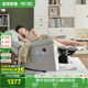 全友家居 多功能沙發(fā)簡(jiǎn)約客廳單人電動(dòng)沙發(fā)椅可躺科技布沙發(fā)椅