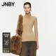 JNBY【商場(chǎng)同款】24冬新品針織衫高領(lǐng)毛衫5O0311070 253/茶卡其 XL