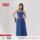 Levi's【商場(chǎng)同款】李維斯25年春夏新款女士吊帶牛仔連衣裙003U1 藍色 S