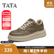 他她（TATA）2025秋商場(chǎng)同款舒適百搭休閑男鞋新款板鞋VQM01CM5 卡其色 42