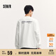 森馬（Semir）長(cháng)袖T恤男重磅寬松打底上衣印花情侶裝秋季內搭外穿101524101211