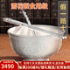 莉翠行（LICUIHANG）999足銀碗套裝花開(kāi)富貴銀筷銀勺三件套中號實(shí)用熟銀送禮雪花銀 銀碗套裝247克（免費刻字）