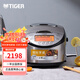 虎牌（TIGER）日本進(jìn)口IH智能預約土鍋涂層電飯煲家用JKT-D10C/D18C 黑色 3L