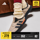 adidas ADIPUFF面包鞋柔軟舒適保暖棉鞋秋冬阿迪達(dá)斯官方輕運(yùn)動(dòng) 卡其色/黑色   42