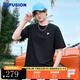 斐樂（FILA）FUSION潮牌情侶多彩短袖T恤2025新款男女短T時尚大logo短袖 正黑色-BK L 175/96A 【寬松版型】
