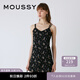 moussy 女裝新款迪士尼合作款花色吊帶連衣裙女028GAY30-5550 020黑色 M 00002