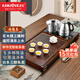金灶（KAMJOVE）雞翅木實(shí)木茶具套裝燒水壺茶具茶盤(pán)套裝茶臺燒水壺一體式 K-185 搭配E9茶爐+茶具+茶渣桶