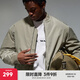 CHINISM CH赤塵基礎(chǔ)款飛行員夾克外套男士秋冬加厚棉衣美式復(fù)古情侶棉服 苔蘚綠 M