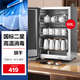 德瑪仕（DEMASHI）消毒柜小型家用臺式迷你廚房碗筷碗具餐具茶具茶杯桌面臺面高溫消毒機消毒碗柜 二星級55L-三層空間-可壁掛