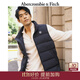 Abercrombie & Fitch男裝24秋冬美式LOGO保暖抗風(fēng)抗水立領(lǐng)羽絨馬甲外套132-4152 黑色 S (175/92A)