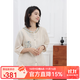 無(wú)色無(wú)味田園野趣 24秋裝款燕麥色森系文藝感防曬拼接九分袖襯衫 燕麥色 M (36)