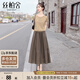絲柏舍顯瘦針織衫2025春夏新款女裝時(shí)尚通勤簡(jiǎn)約氣質(zhì)套頭上衣