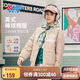 特步（XTEP）兒童童裝男童絎棉夾克三防美式復(fù)古潮流鎖溫棉服 麥田金 170cm
