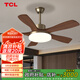 TCL[包安裝]中古風(fēng)客廳風(fēng)扇燈中式古銅色臥室大風(fēng)力吊扇一體餐廳燈具 吊桿56寸/5葉/全光譜/遙控72W