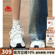KAPPA卡帕女鞋老爹鞋女2025新款夏季百搭運(yùn)動(dòng)鞋子厚底小白鞋休閑鞋子女 白/海藍(lán)【四季款】腳胖拍大一碼 36