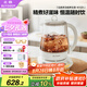 北鼎【無膠水】養(yǎng)生壺中藥壺多功能養(yǎng)生壺迷你玻璃煮茶器煮茶壺1.5L K123本白色 國家補貼七夕節(jié)禮物
