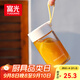 富光清然玻璃杯 高硼硅玻璃水杯子 女生便攜牛奶咖啡刻度茶杯330ml