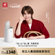 雙立人（ZWILLING）Pollux雙重除菌刀具套裝大白盾中片刀多用刀剪刀斬刀珍珠白6件套