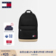 TOMMY JEANS25新款春夏男裝休閑校園風(fēng)刺繡大容量書(shū)包雙肩背提包 黑色BDS 均碼