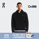 On 昂跑 Focus Tech ZIP Hoodie2025新品男拉鏈款針織運動(dòng)帽衫 Black 黑色 L