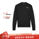 莫斯奇諾（moschino）男式刺繡LOGO套頭衛衣1 A1712 8106 黑色 M
