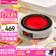 德國寶（German Pool）小型電陶爐家用 大功率爆炒2200W 遠紅外電磁爐電煮茶爐 家用電火鍋智能光波 電池爐臺式GID-RS22T 【店鋪推薦】電陶爐單機
