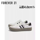FOREVER21厚底真皮德訓鞋男2025新款夏季透氣經(jīng)典復古低幫通勤運動(dòng)休閑板鞋