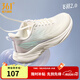 361度運(yùn)動鞋女鞋飛羽2夏季超輕網(wǎng)面透氣跑鞋緩震女健身跑步鞋女 微葡萄紫/薄紗藍(lán) 38