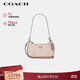 蔻馳（COACH）【品牌直供】女士TERI手提單肩斜挎新月包拼色CW323