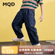 馬騎頓（MQD）男童夏季新品學(xué)院風(fēng)中大童褲子潮酷休閑穿搭舒適牛仔褲