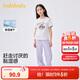 巴拉巴拉童裝兒童短袖套裝女童2025夏裝兩件套速干長(cháng)褲學(xué)院風(fēng)208225119009