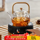 憶壺茶（YIHUTEA）煮茶壺電陶爐煮茶器燒水壺泡茶爐養(yǎng)生壺套裝泡茶壺加厚功夫茶具 1500w自動(dòng)斷電陶爐+煮茶壺1L