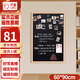 齊富60*90cm木框磁吸黑板可擦粉筆字民宿掛墻式商用廣告牌小黑板擺攤展示牌留言板餐飲出攤手寫板