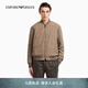 EMPORIO ARMANI/阿瑪尼官方旗艦新款男80白鴨絨棒球領(lǐng)通勤羽絨服外套秋季 F6139-卡其色 52 (XL) (推薦：165-180斤)