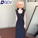 DGOV法式波點(diǎn)雪紡吊帶連衣裙子夏季女2025新款收腰飛飛袖初戀奶甜長裙 星光點(diǎn)點(diǎn) S