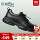 金利來(lái)（Goldlion）男鞋25年新品氣墊底商務(wù)休閑鞋舒適緩震運動(dòng)鞋G559520193AAA黑40