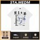 STA.MEDM動(dòng)漫周邊衣服2025夏季新款短袖T恤男學(xué)生二次元半袖衣服 白色 重磅280G純棉（品牌） L 喜寬松可選大一碼