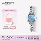 LANZOOM藍(lán)族海藍(lán)小方糖手表女士海洋表時(shí)尚方表生日七夕情人節(jié)禮物送女友 【品牌直發(fā)】穿戴加分Bremen04
