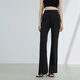 顏域職業(yè)垂感顯腿長(cháng)喇叭褲女2025秋季高級感百搭通勤修身顯瘦長(cháng)褲 黑色 M