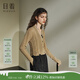日著原創(chuàng)開衫外搭針織上衣2025秋季新款女裝棉紗修身V領(lǐng)毛針織衫 樹影咖 XL