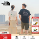 北面（The North Face）【都市經(jīng)典系列】短袖T恤小熊 情侶款男女戶(hù)外圓領(lǐng)25年夏季8F5R QLI/米白色 L /175