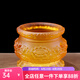 七寶蓮琉璃蓮花立香爐插香爐檀香沉香上香供具家用佛堂供奉燒香爐擺件 琥珀色 4.5寸/個+1包香灰