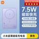 小米【3C認證】磁吸薄充電寶5000mAh薄小巧便攜無(wú)線(xiàn)充電7.5W 紫色 5000mAh