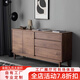 赫蘭菲（Helanfei）實(shí)木斗柜簡(jiǎn)約客廳北美黑胡桃木玄關(guān)柜臥室儲(chǔ)物收納柜餐邊柜 北美黑胡桃木160*42*82cm